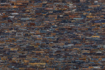 brown, dark Slate Stone Wall Background.