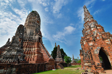 Chaiwattanaram temple in Ayutthaya Historical Park, central Thailand