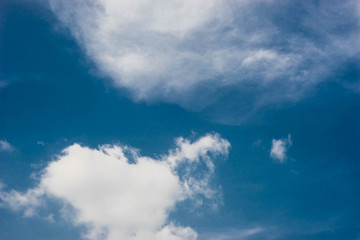 blue sky and gently cloud