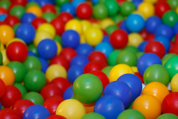 Fototapeta na wymiar .game plastic balls