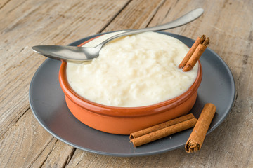 homemade rice milk mud