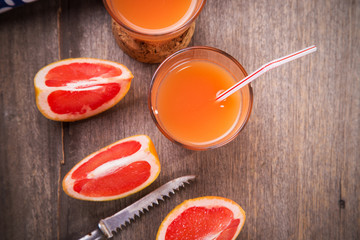 juice from grapefruit