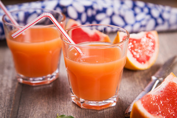 juice from grapefruit