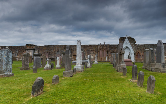 Saint Andrews old cathedral and cemetery