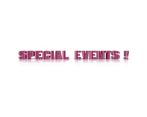 Special Events 3d wort