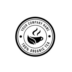 Tea logo,food logo,restaurant logo,bistro logo,canteen logo,cafe logo,vector logo template 