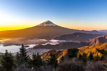 Photo sur Plexiglas Mont Fuji Mountain Fuji sunrise Japan