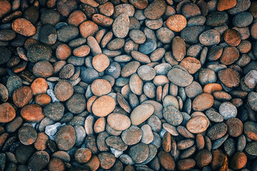 Sea stones background