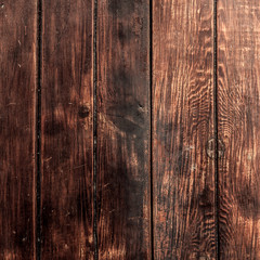 Brown wood plank wall texture background..