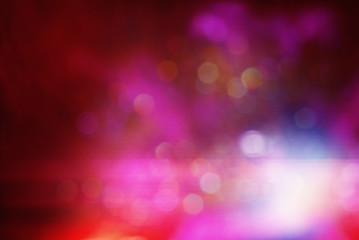 Abstract blurred background with defocused lights effect