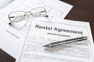 Rental agreement contract to sign