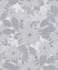 Floral Seamless Colored Pattern