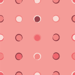 Seamless decorative vector background with circles. Print. Cloth design, wallpaper.