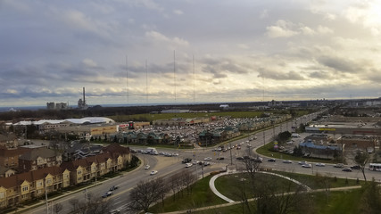 Obraz premium overlooking the city