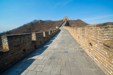 Obraz premium Great Wall Tower at Mutianyu, near Beijing, China