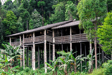 Long house in Sarawak 