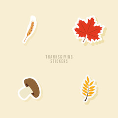 Fototapeta premium Thanksgiving day objects