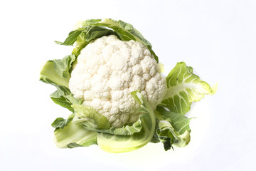 Cauliflower isolated on white background