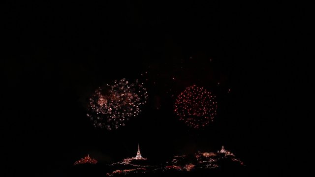Fireworks-Phra Nakhon Khiri Phetchaburi Thailand 1
