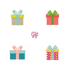 Cute present objects