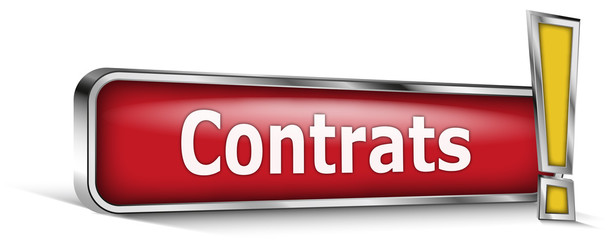 Contrats sur panneau rouge