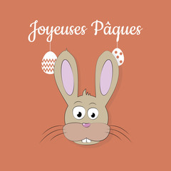 Obraz na płótnie Canvas Joyeuses Pâques