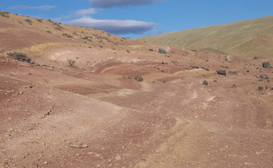 Red earth and blue sky