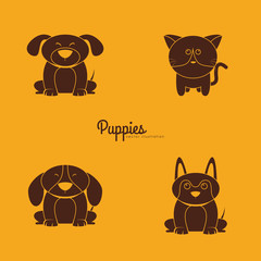 Cute cartoon animals