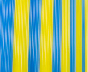 texture yellow end bluecocktail sticks. yellow end blue vertical