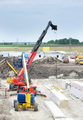 Construction site atmosphere