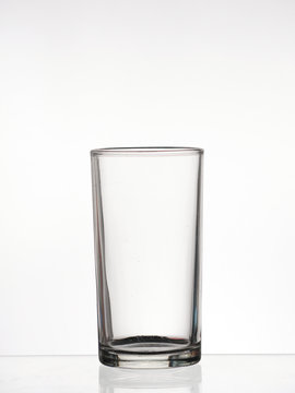 Tall empty glass