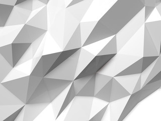 Abstract Polygonal Background white