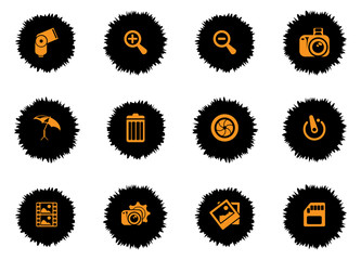 Photography Silhouette Icons