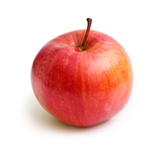 red Apple on white background