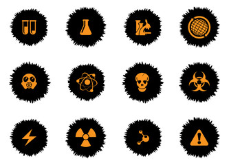 Science icons set