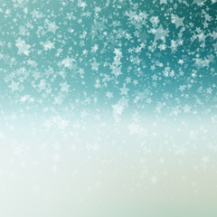 Falling Snow Background. Abstract Snowflake Pattern. Vector Illustration.