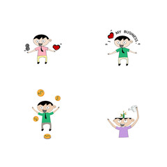 Businessman and business concept.