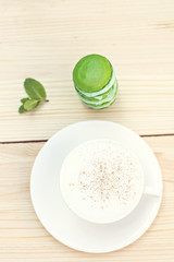 Green French Makarons