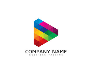 Video Color Logo Design Template