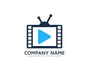 Video TV Logo Design Template