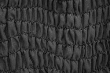 black fabric texture background.