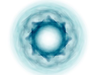 Shiny colorful fractal space, digital artwork for creative graphic design