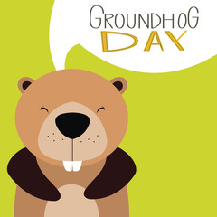 Groudhog day background