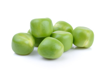 Sweet pea seed on white background