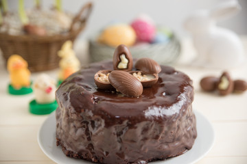 Schokoladentorte für Ostern