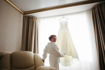 Morning wedding preparation