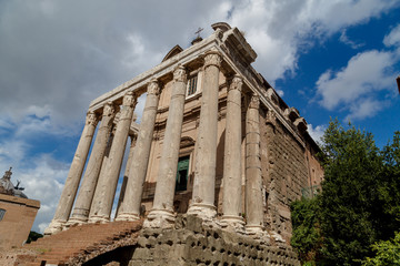 Fototapeta premium Church in Roman Forum