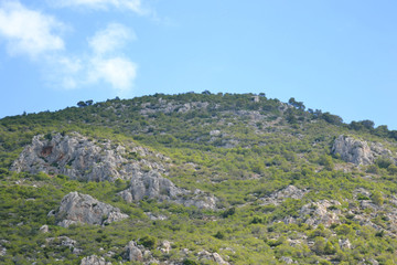 Fototapeta na wymiar Mount Gerania in Greece.