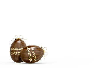 Pisanki na białym tle © CUKMEN