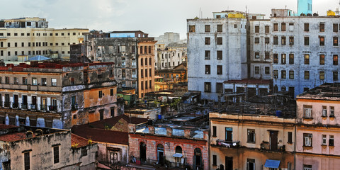 Fototapeta na wymiar Cuba, View at Old Havana
